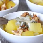 Mini-gratin pomme de terre-roquefort-noix